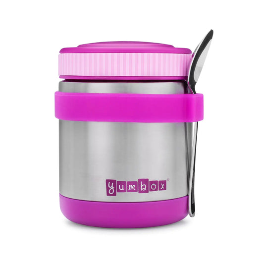 Food Thermos with Spoon - Pink